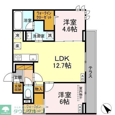 セレミュウの物件間取画像